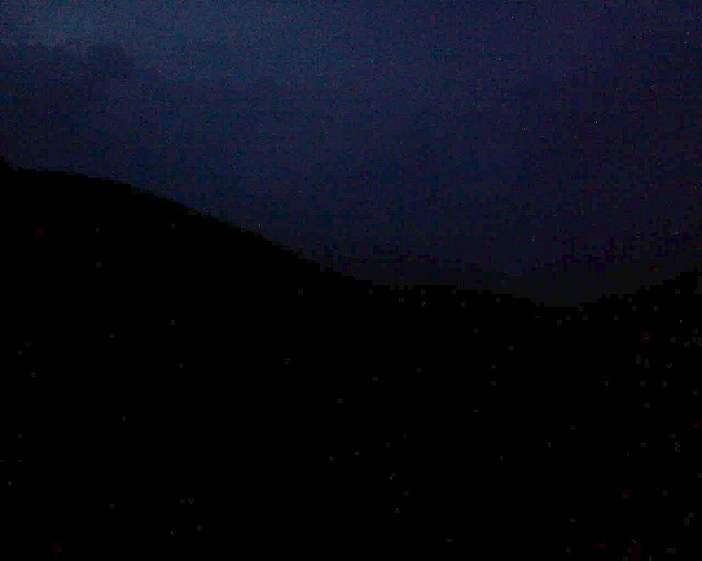 Le petit ballon vu depuis le Domaine Langmatt à Murbach le 06.09.2018 à 20:30 Le petit ballon (Alsace, Vosges) le 06.09.2018 à 20:30