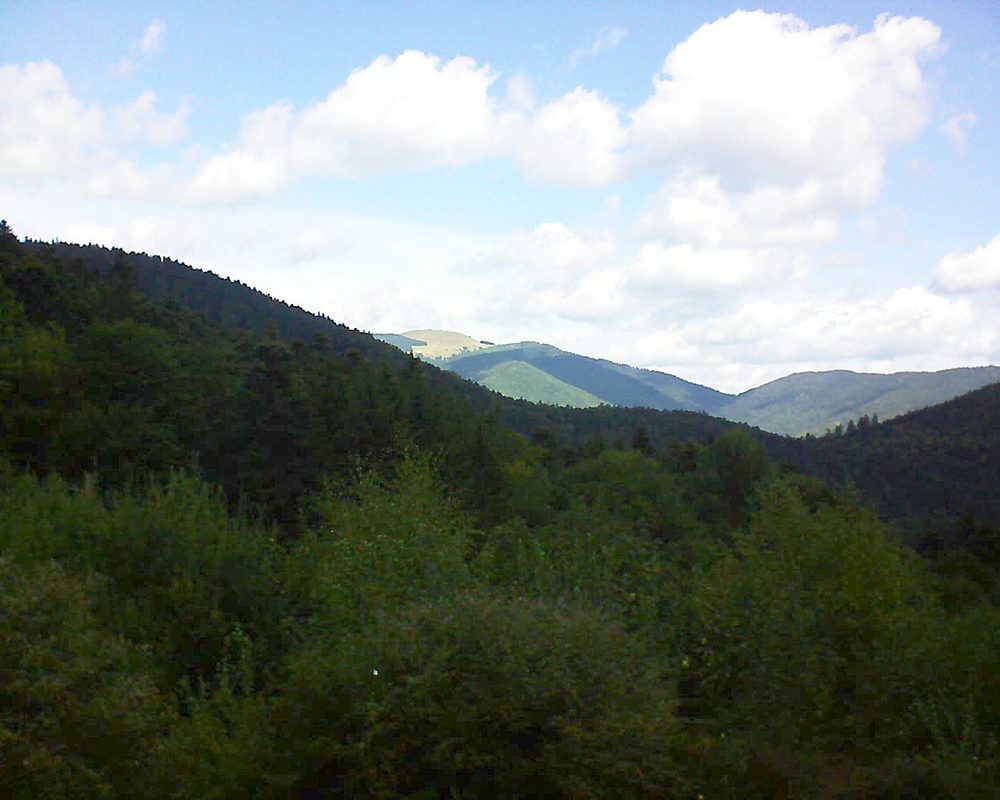Le petit ballon vu depuis le Domaine Langmatt à Murbach le 07.09.2018 à 12:00 Le petit ballon (Alsace, Vosges) le 07.09.2018 à 12:00