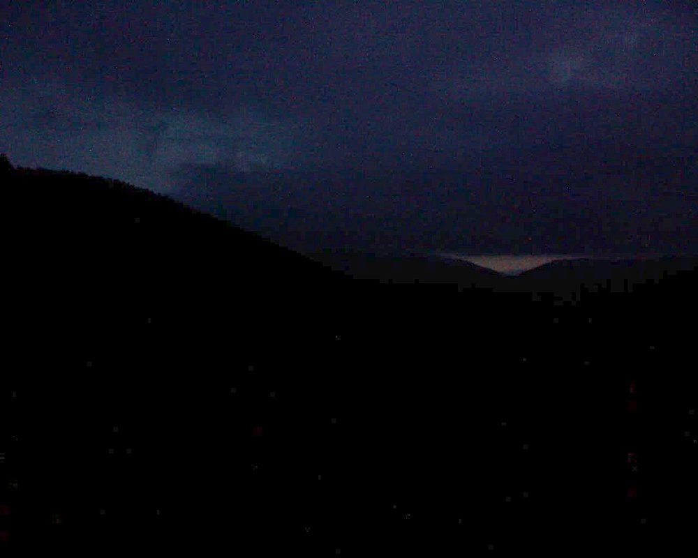 Le petit ballon vu depuis le Domaine Langmatt à Murbach le 08.09.2018 à 06:30 Le petit ballon (Alsace, Vosges) le 08.09.2018 à 06:30