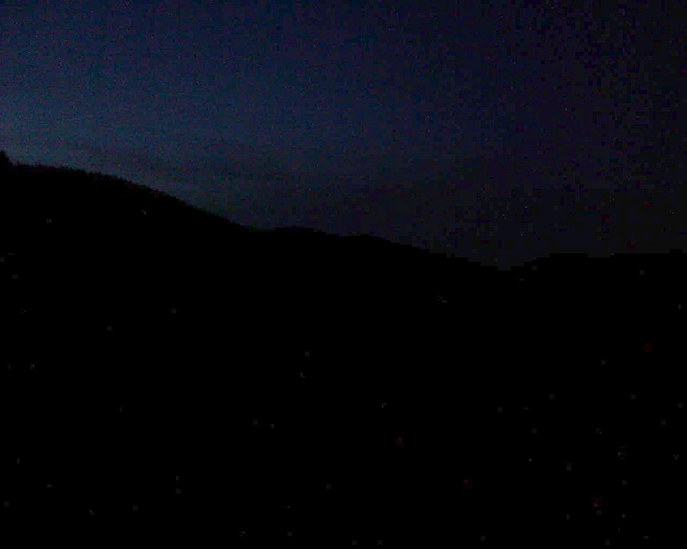 Le petit ballon vu depuis le Domaine Langmatt à Murbach le 10.09.2018 à 20:30 Le petit ballon (Alsace, Vosges) le 10.09.2018 à 20:30