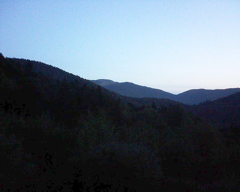 Le petit ballon vu depuis le Domaine Langmatt à Murbach le 11.09.2018 à 06:45 Le petit ballon (Alsace, Vosges) le 11.09.2018 à 06:45