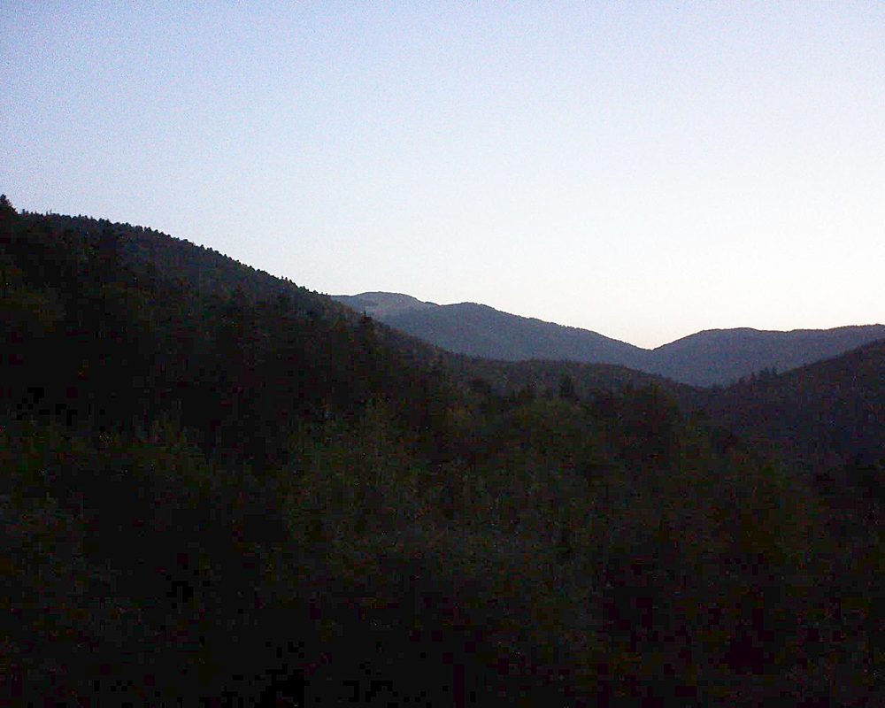 Le petit ballon vu depuis le Domaine Langmatt à Murbach le 12.09.2018 à 06:45 Le petit ballon (Alsace, Vosges) le 12.09.2018 à 06:45
