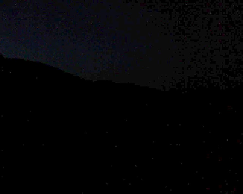 Le petit ballon vu depuis le Domaine Langmatt à Murbach le 12.09.2018 à 20:30 Le petit ballon (Alsace, Vosges) le 12.09.2018 à 20:30