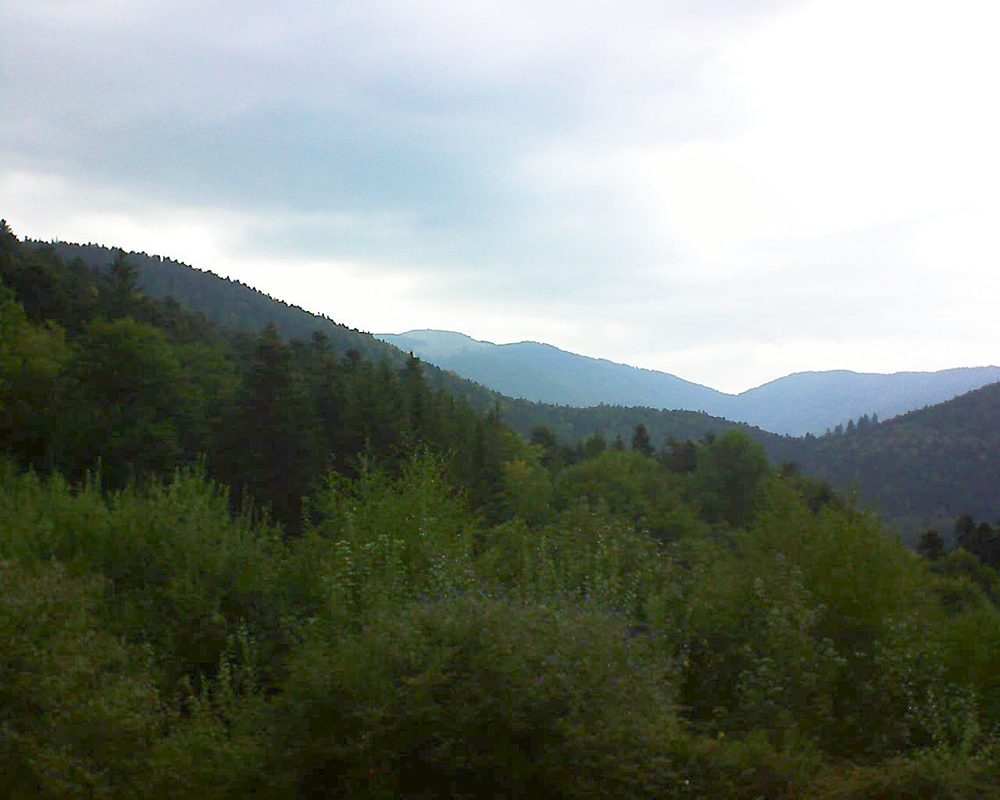 Le petit ballon vu depuis le Domaine Langmatt à Murbach le 13.09.2018 à 15:00 Le petit ballon (Alsace, Vosges) le 13.09.2018 à 15:00