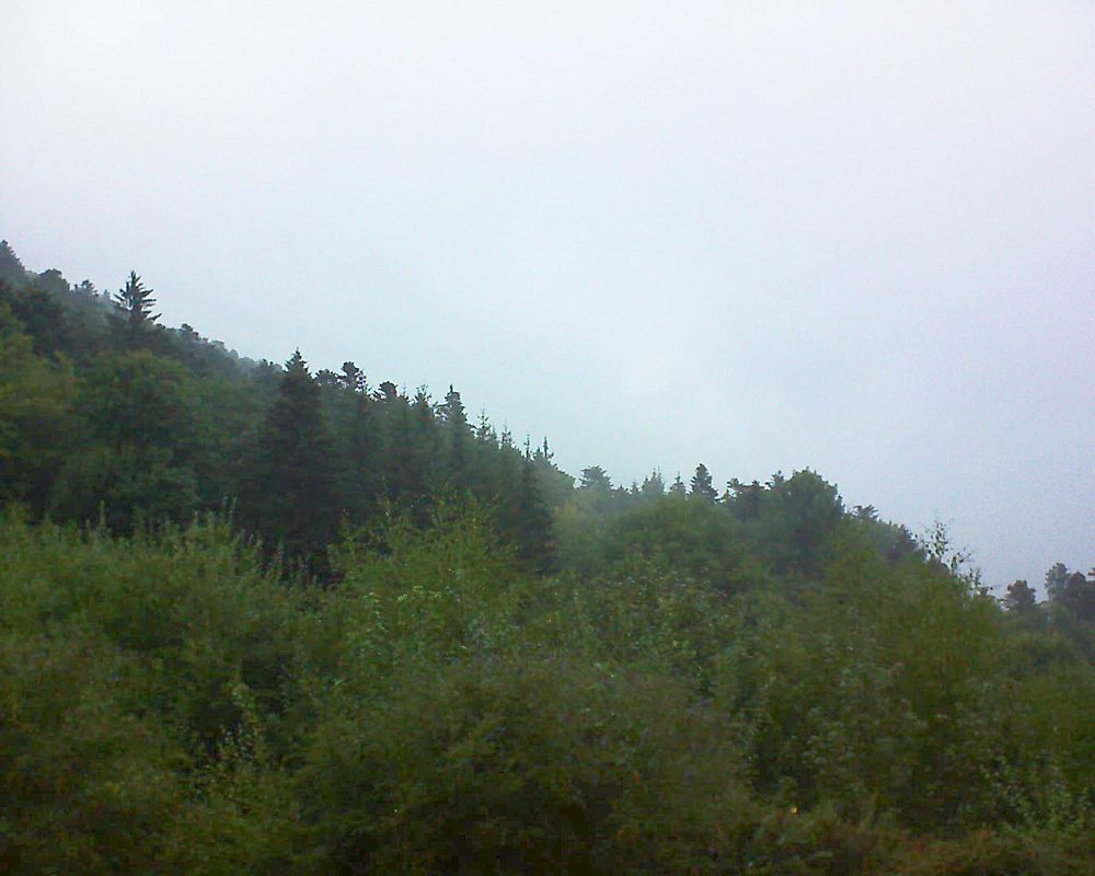 Le petit ballon vu depuis le Domaine Langmatt à Murbach le 13.09.2018 à 18:30 Le petit ballon (Alsace, Vosges) le 13.09.2018 à 18:30
