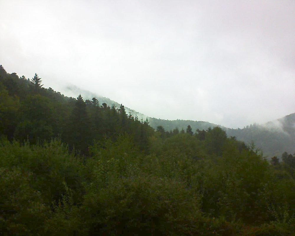 Le petit ballon vu depuis le Domaine Langmatt à Murbach le 14.09.2018 à 11:15 Le petit ballon (Alsace, Vosges) le 14.09.2018 à 11:15