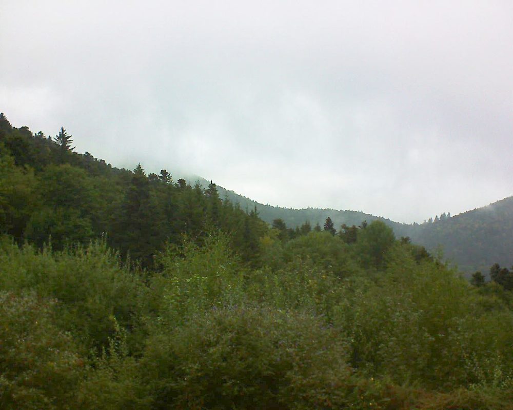 Le petit ballon vu depuis le Domaine Langmatt à Murbach le 14.09.2018 à 11:30 Le petit ballon (Alsace, Vosges) le 14.09.2018 à 11:30