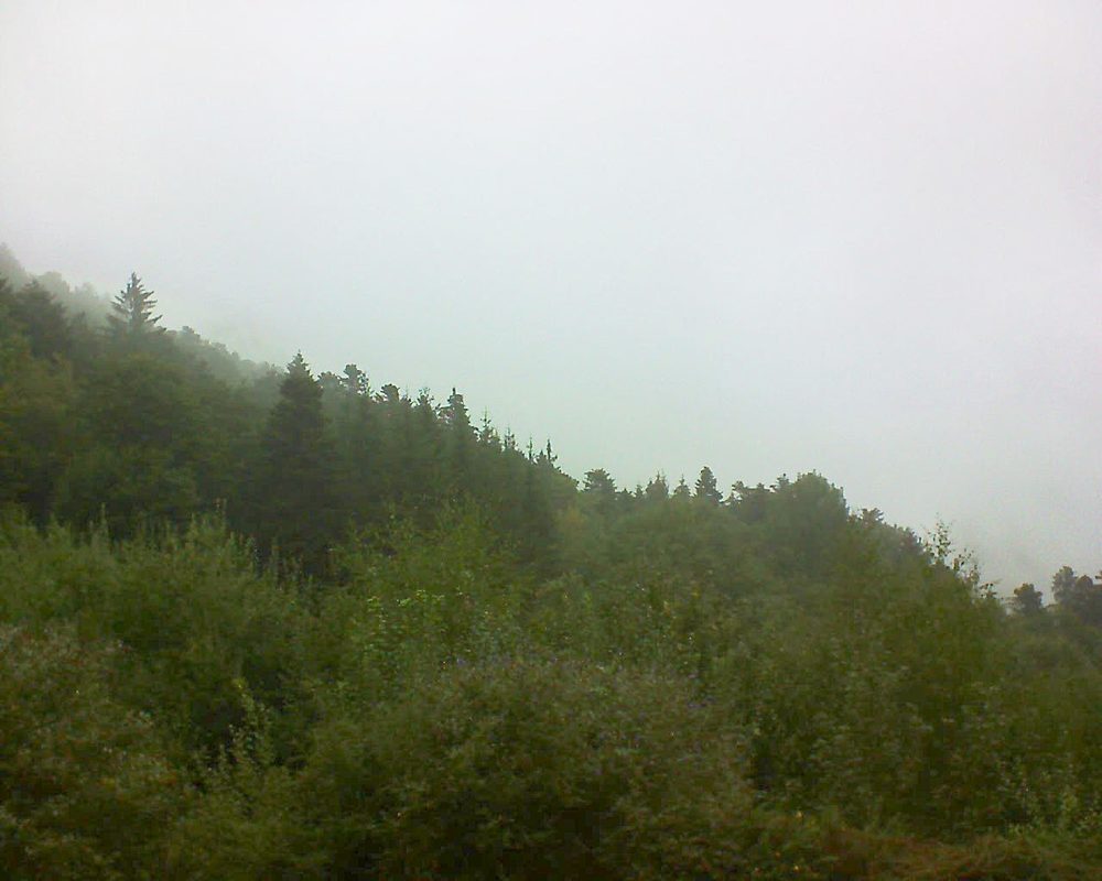 Le petit ballon vu depuis le Domaine Langmatt à Murbach le 14.09.2018 à 12:00 Le petit ballon (Alsace, Vosges) le 14.09.2018 à 12:00