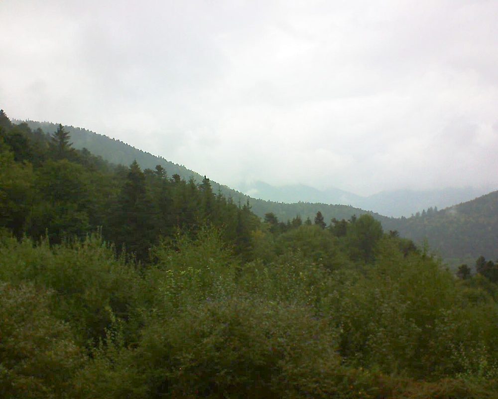 Le petit ballon vu depuis le Domaine Langmatt à Murbach le 14.09.2018 à 14:00 Le petit ballon (Alsace, Vosges) le 14.09.2018 à 14:00