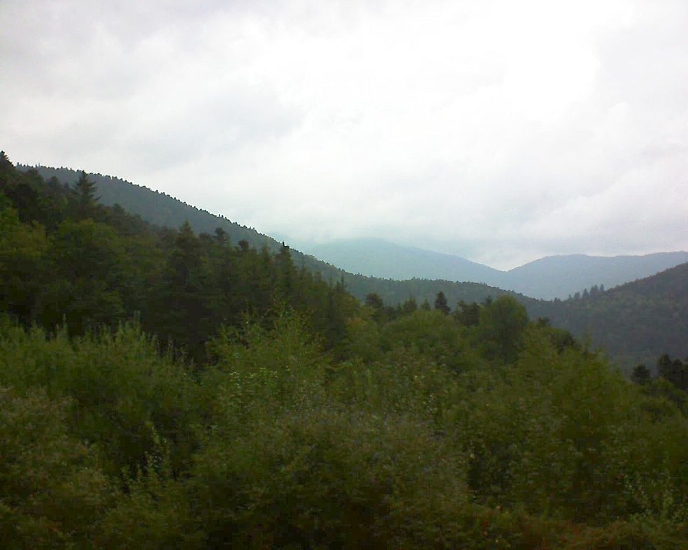 Le petit ballon vu depuis le Domaine Langmatt à Murbach le 14.09.2018 à 15:45 Le petit ballon (Alsace, Vosges) le 14.09.2018 à 15:45