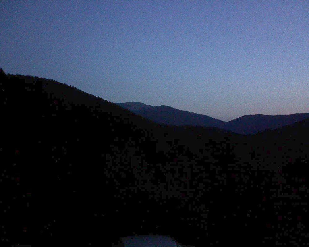 Le petit ballon vu depuis le Domaine Langmatt à Murbach le 16.09.2018 à 06:45 Le petit ballon (Alsace, Vosges) le 16.09.2018 à 06:45