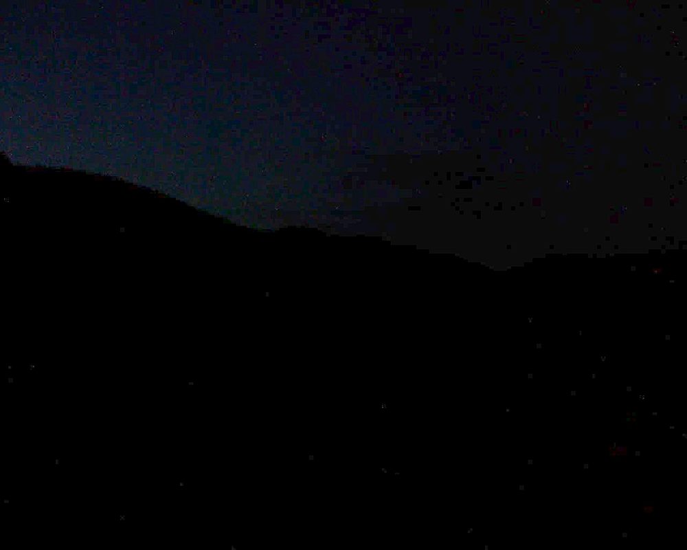 Le petit ballon vu depuis le Domaine Langmatt à Murbach le 18.09.2018 à 20:15 Le petit ballon (Alsace, Vosges) le 18.09.2018 à 20:15