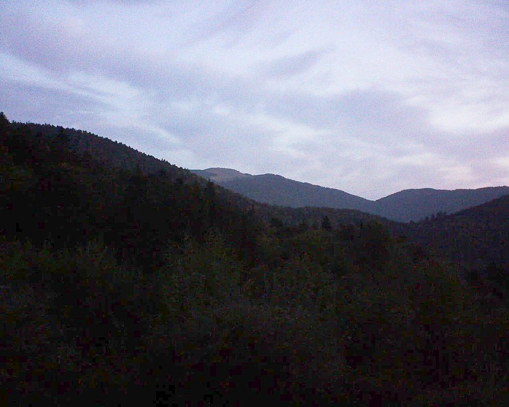 Le petit ballon vu depuis le Domaine Langmatt à Murbach le 21.09.2018 à 07:00 Le petit ballon (Alsace, Vosges) le 21.09.2018 à 07:00