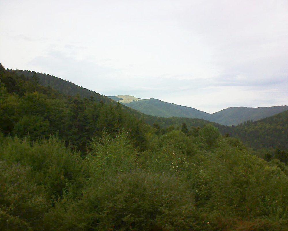 Le petit ballon vu depuis le Domaine Langmatt à Murbach le 21.09.2018 à 14:30 Le petit ballon (Alsace, Vosges) le 21.09.2018 à 14:30