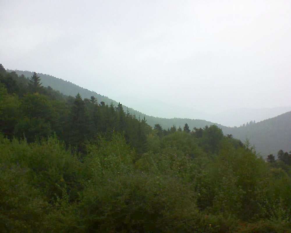 Le petit ballon vu depuis le Domaine Langmatt à Murbach le 21.09.2018 à 17:30 Le petit ballon (Alsace, Vosges) le 21.09.2018 à 17:30