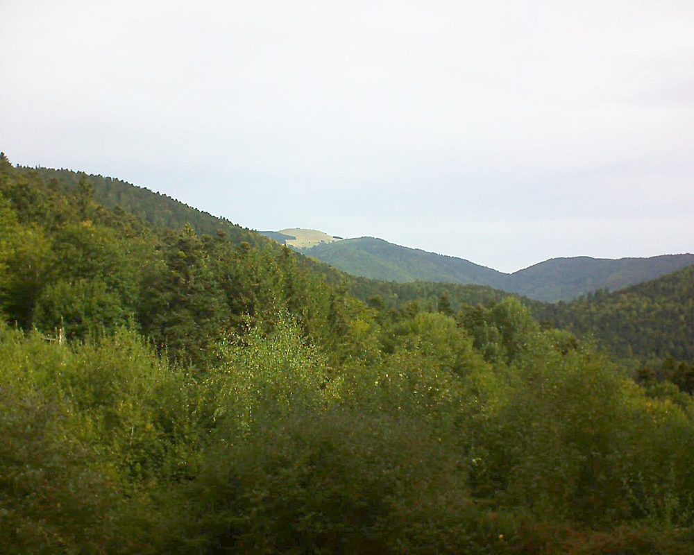 Le petit ballon vu depuis le Domaine Langmatt à Murbach le 22.09.2018 à 10:30 Le petit ballon (Alsace, Vosges) le 22.09.2018 à 10:30