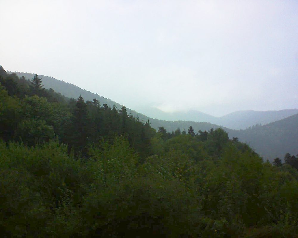 Le petit ballon vu depuis le Domaine Langmatt à Murbach le 23.09.2018 à 09:30 Le petit ballon (Alsace, Vosges) le 23.09.2018 à 09:30