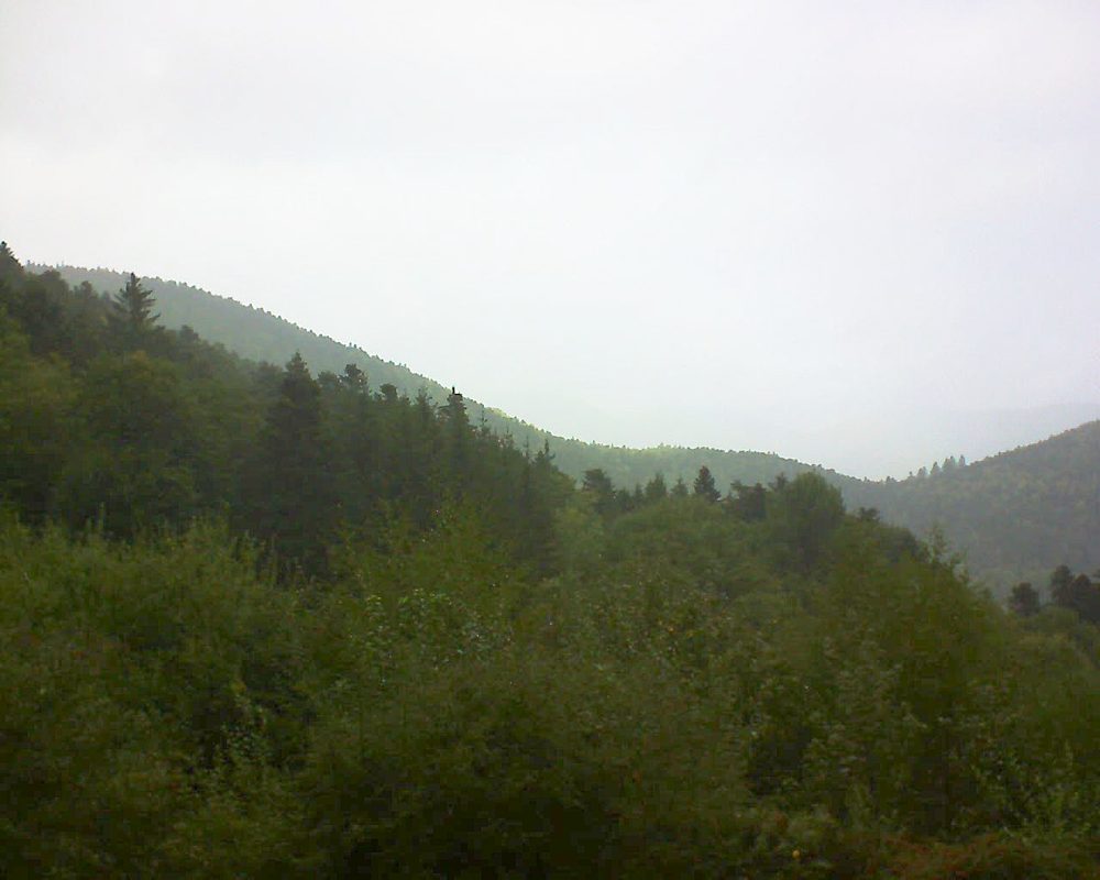 Le petit ballon vu depuis le Domaine Langmatt à Murbach le 23.09.2018 à 12:00 Le petit ballon (Alsace, Vosges) le 23.09.2018 à 12:00