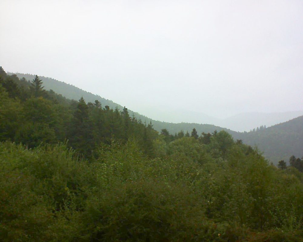 Le petit ballon vu depuis le Domaine Langmatt à Murbach le 23.09.2018 à 12:45 Le petit ballon (Alsace, Vosges) le 23.09.2018 à 12:45