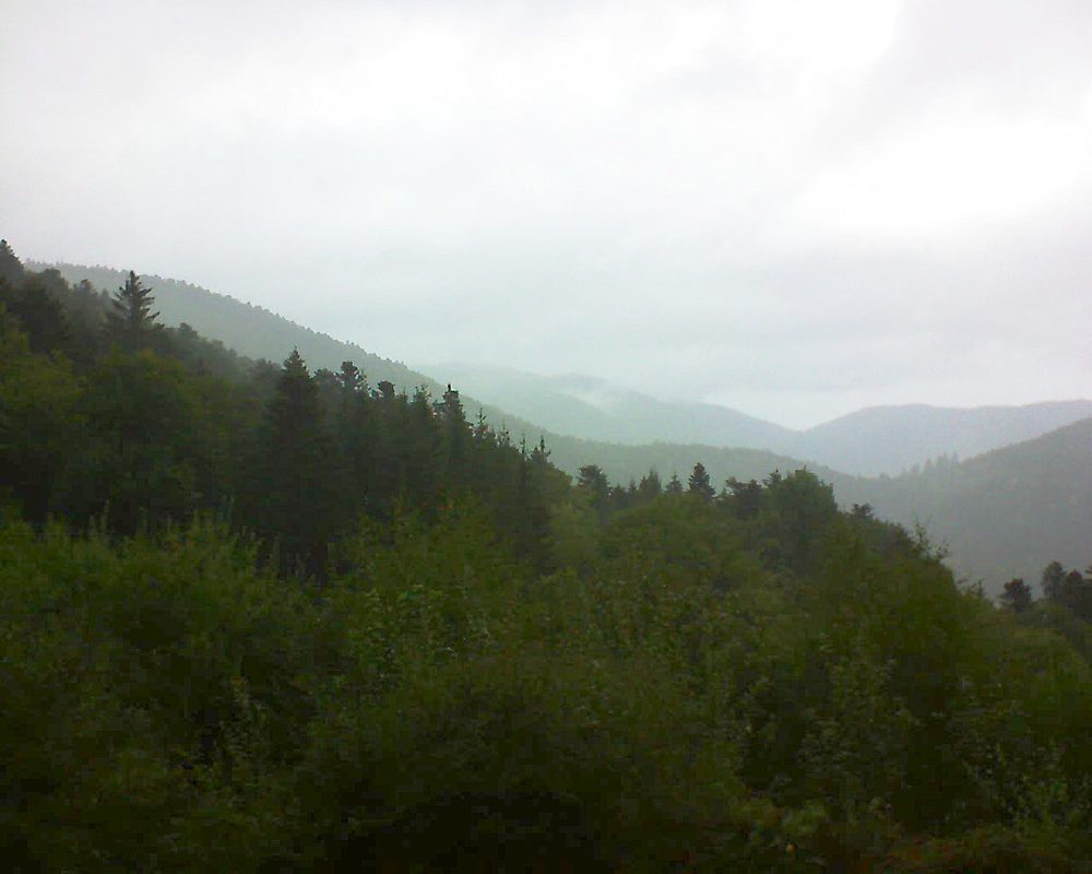 Le petit ballon vu depuis le Domaine Langmatt à Murbach le 23.09.2018 à 14:45 Le petit ballon (Alsace, Vosges) le 23.09.2018 à 14:45