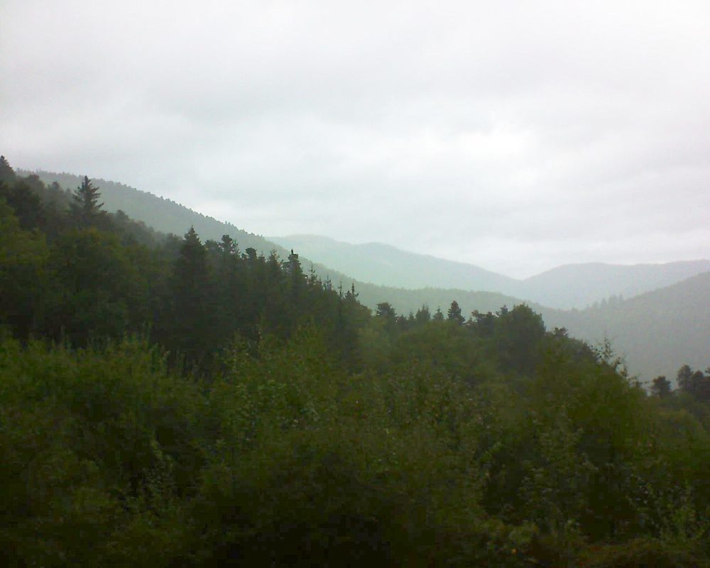 Le petit ballon vu depuis le Domaine Langmatt à Murbach le 23.09.2018 à 15:15 Le petit ballon (Alsace, Vosges) le 23.09.2018 à 15:15