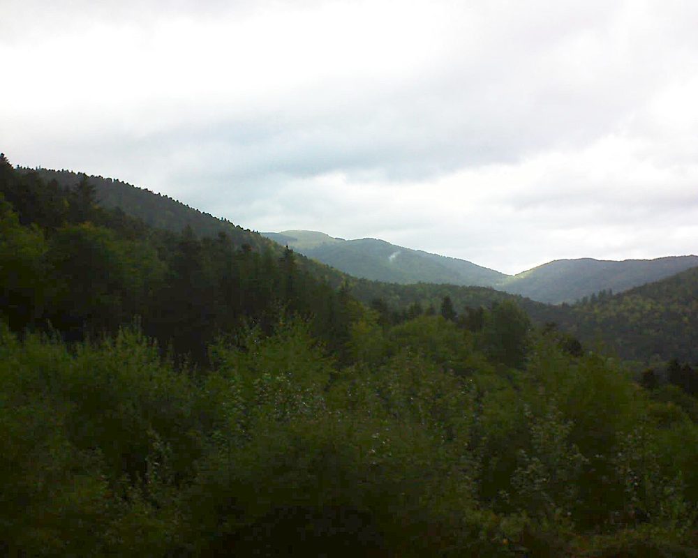 Le petit ballon vu depuis le Domaine Langmatt à Murbach le 23.09.2018 à 15:45 Le petit ballon (Alsace, Vosges) le 23.09.2018 à 15:45