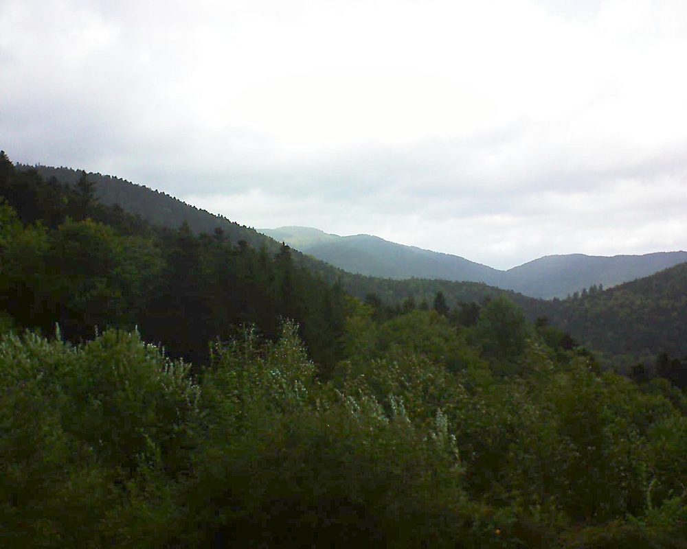 Le petit ballon vu depuis le Domaine Langmatt à Murbach le 23.09.2018 à 16:00 Le petit ballon (Alsace, Vosges) le 23.09.2018 à 16:00