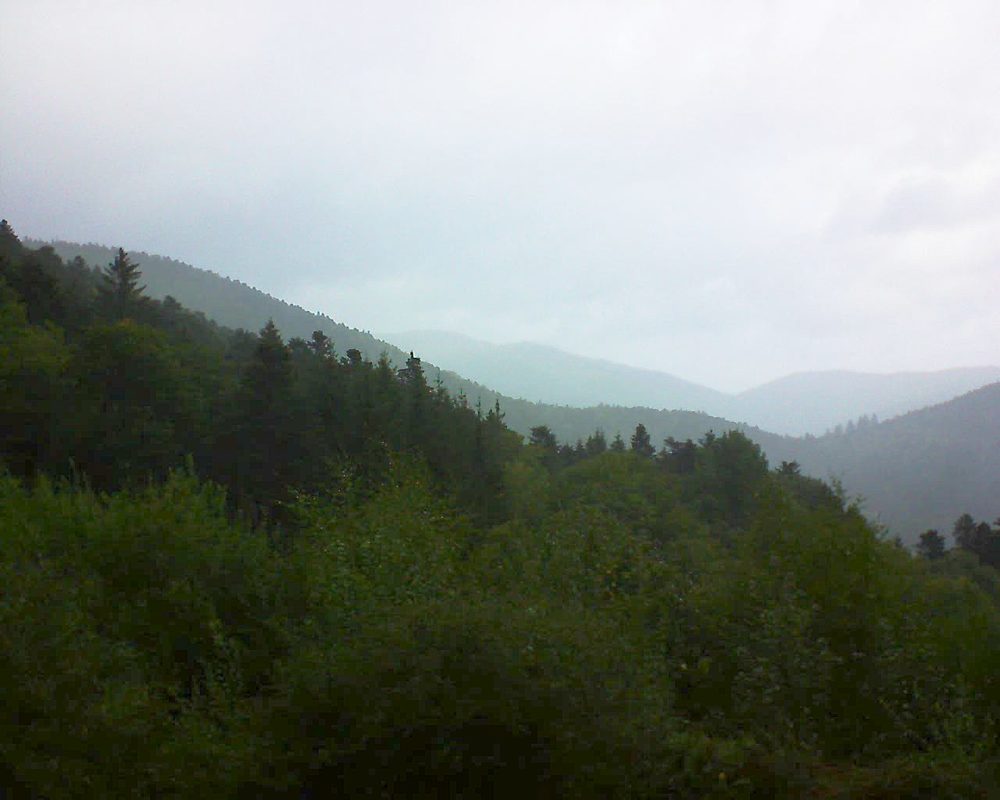 Le petit ballon vu depuis le Domaine Langmatt à Murbach le 23.09.2018 à 16:30 Le petit ballon (Alsace, Vosges) le 23.09.2018 à 16:30