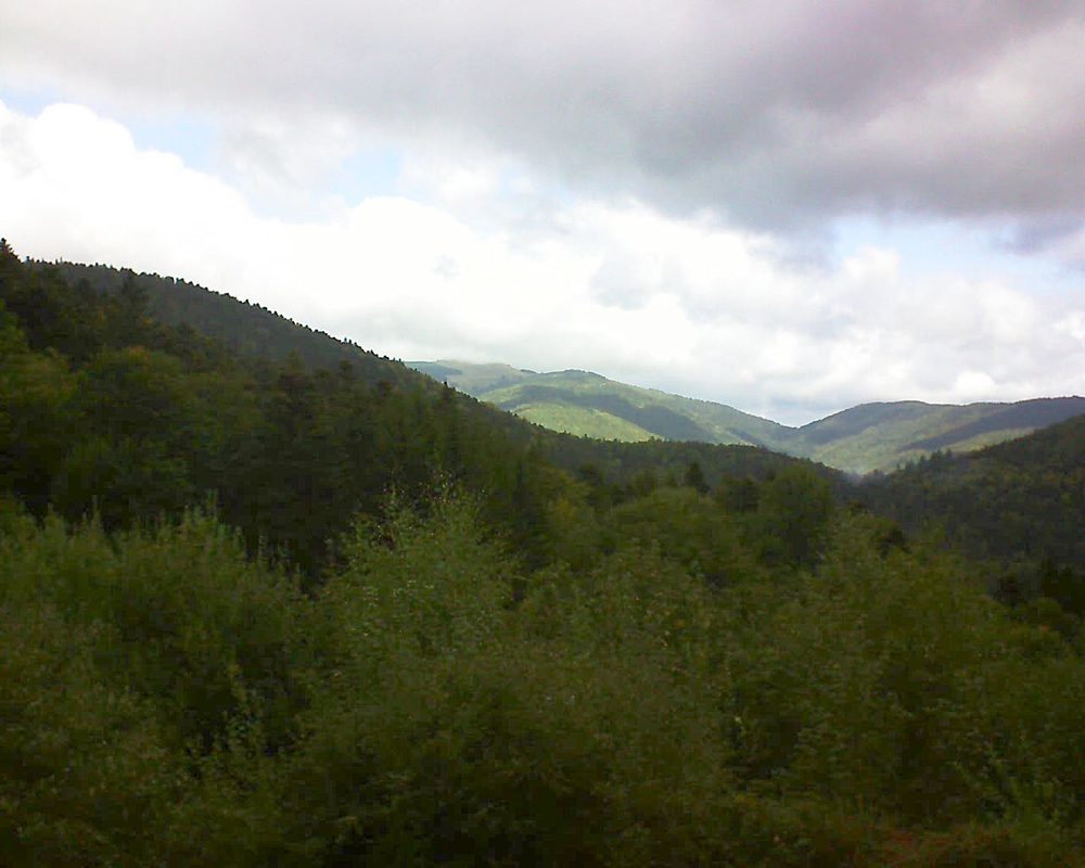 Le petit ballon vu depuis le Domaine Langmatt à Murbach le 24.09.2018 à 12:00 Le petit ballon (Alsace, Vosges) le 24.09.2018 à 12:00