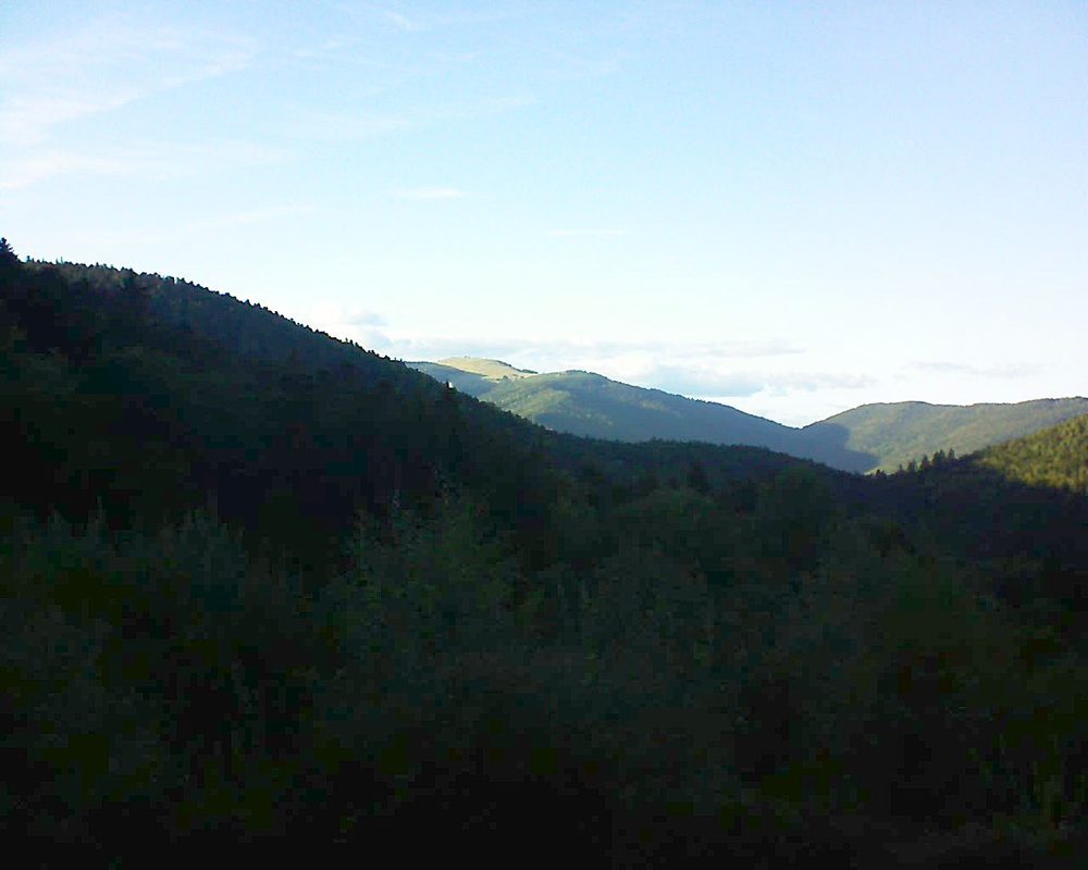 Le petit ballon vu depuis le Domaine Langmatt à Murbach le 24.09.2018 à 18:15 Le petit ballon (Alsace, Vosges) le 24.09.2018 à 18:15