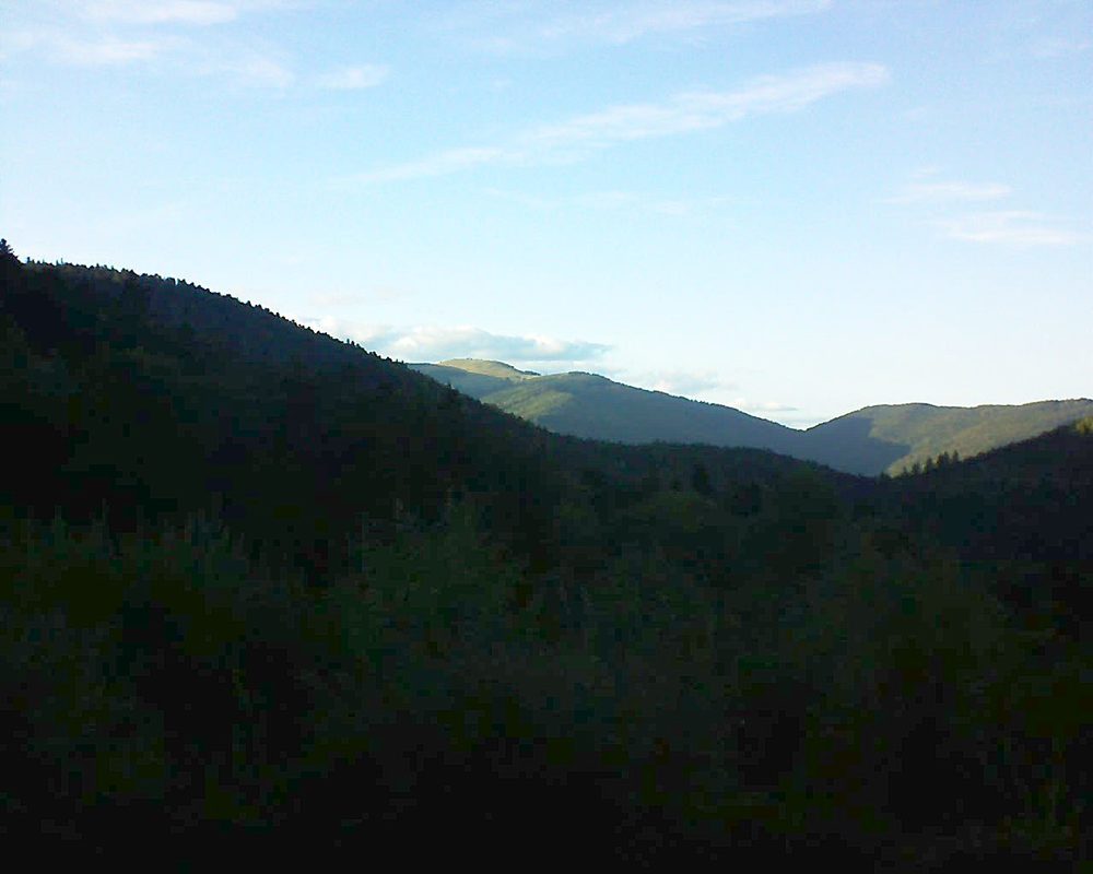 Le petit ballon vu depuis le Domaine Langmatt à Murbach le 24.09.2018 à 18:30 Le petit ballon (Alsace, Vosges) le 24.09.2018 à 18:30