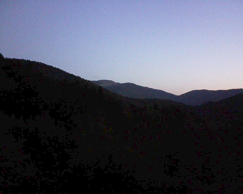 Le petit ballon vu depuis le Domaine Langmatt à Murbach le 25.09.2018 à 07:00 Le petit ballon (Alsace, Vosges) le 25.09.2018 à 07:00