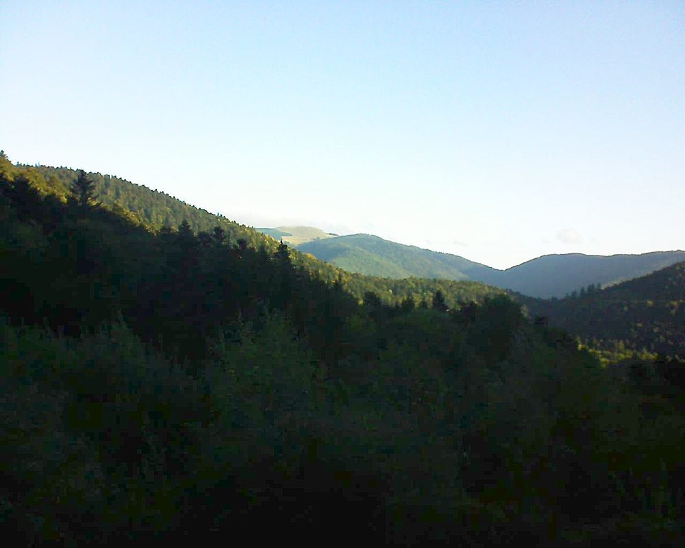Le petit ballon vu depuis le Domaine Langmatt à Murbach le 25.09.2018 à 08:15 Le petit ballon (Alsace, Vosges) le 25.09.2018 à 08:15