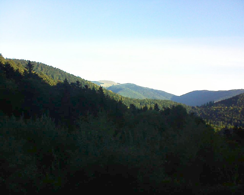 Le petit ballon vu depuis le Domaine Langmatt à Murbach le 26.09.2018 à 08:45 Le petit ballon (Alsace, Vosges) le 26.09.2018 à 08:45