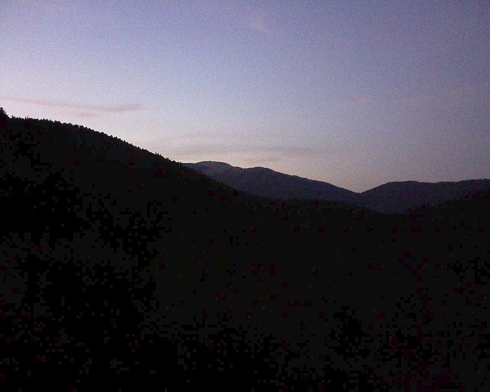 Le petit ballon vu depuis le Domaine Langmatt à Murbach le 26.09.2018 à 19:45 Le petit ballon (Alsace, Vosges) le 26.09.2018 à 19:45