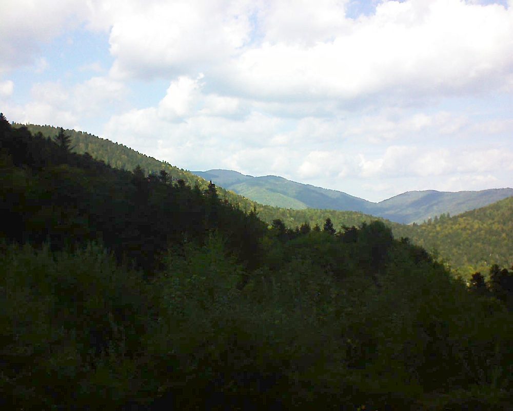 Le petit ballon vu depuis le Domaine Langmatt à Murbach le 28.09.2018 à 14:00 Le petit ballon (Alsace, Vosges) le 28.09.2018 à 14:00