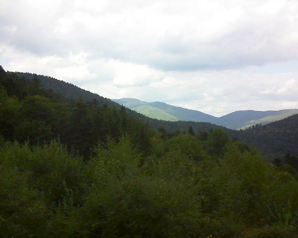 Le petit ballon vu depuis le Domaine Langmatt à Murbach le 28.09.2018 à 15:00 Le petit ballon (Alsace, Vosges) le 28.09.2018 à 15:00