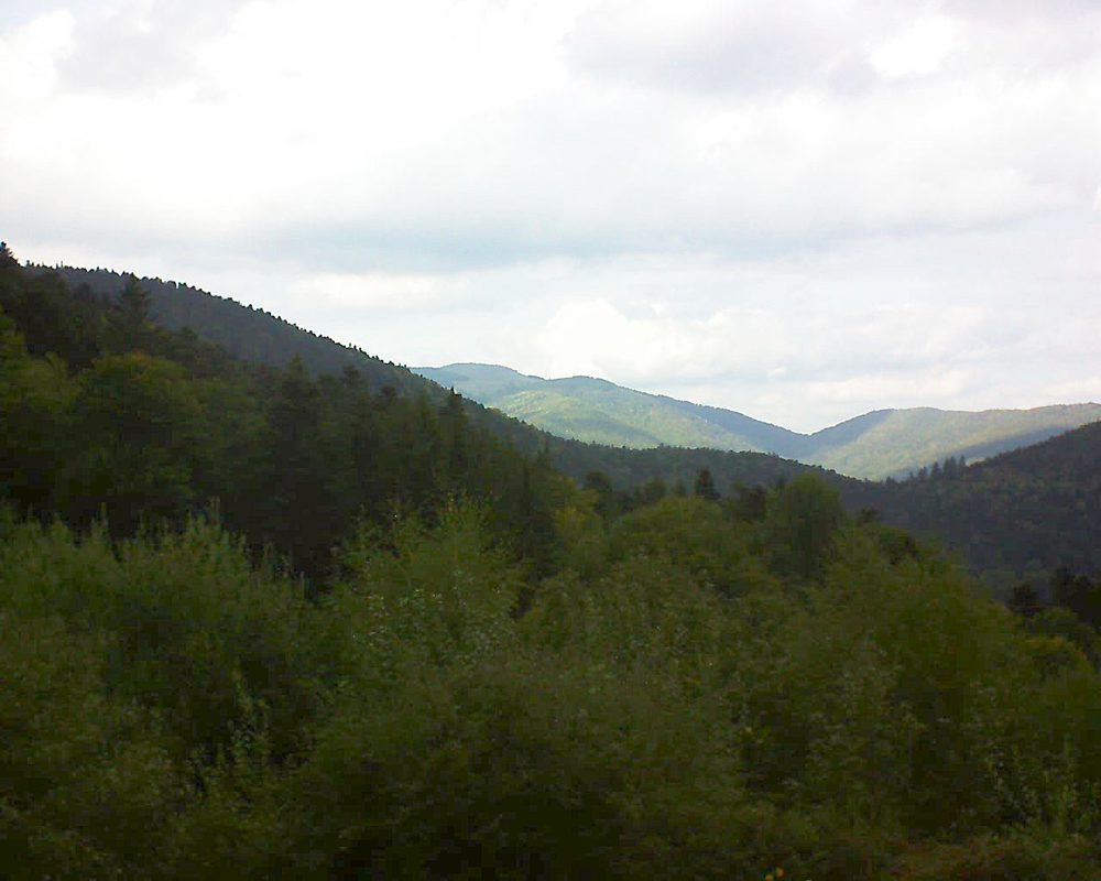 Le petit ballon vu depuis le Domaine Langmatt à Murbach le 28.09.2018 à 15:45 Le petit ballon (Alsace, Vosges) le 28.09.2018 à 15:45