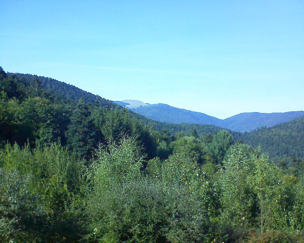 Le petit ballon vu depuis le Domaine Langmatt à Murbach le 29.09.2018 à 16:00 Le petit ballon (Alsace, Vosges) le 29.09.2018 à 16:00