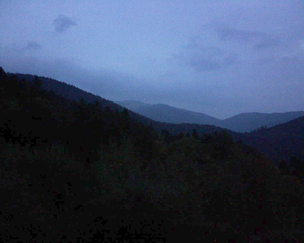 Le petit ballon vu depuis le Domaine Langmatt à Murbach le 01.10.2018 à 07:15 Le petit ballon (Alsace, Vosges) le 01.10.2018 à 07:15