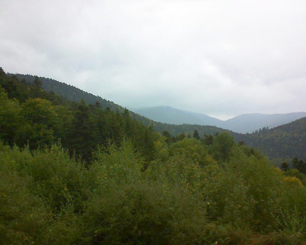Le petit ballon vu depuis le Domaine Langmatt à Murbach le 01.10.2018 à 12:30 Le petit ballon (Alsace, Vosges) le 01.10.2018 à 12:30