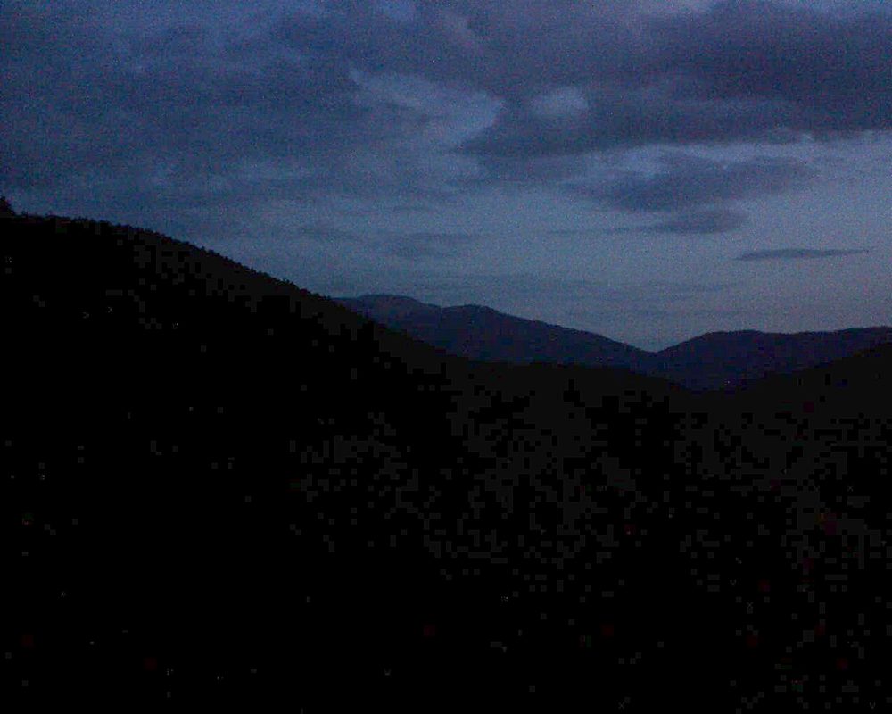 Le petit ballon vu depuis le Domaine Langmatt à Murbach le 07.10.2018 à 07:15 Le petit ballon (Alsace, Vosges) le 07.10.2018 à 07:15