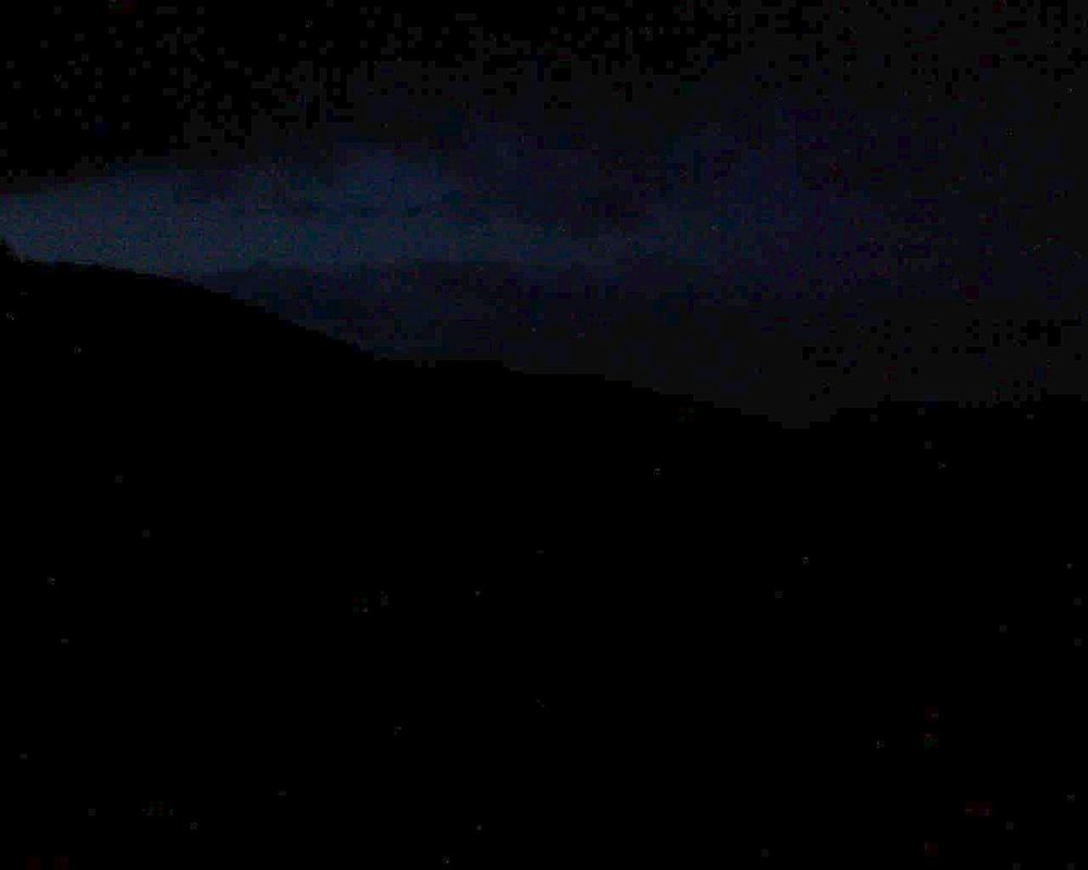 Le petit ballon vu depuis le Domaine Langmatt à Murbach le 07.10.2018 à 19:30 Le petit ballon (Alsace, Vosges) le 07.10.2018 à 19:30