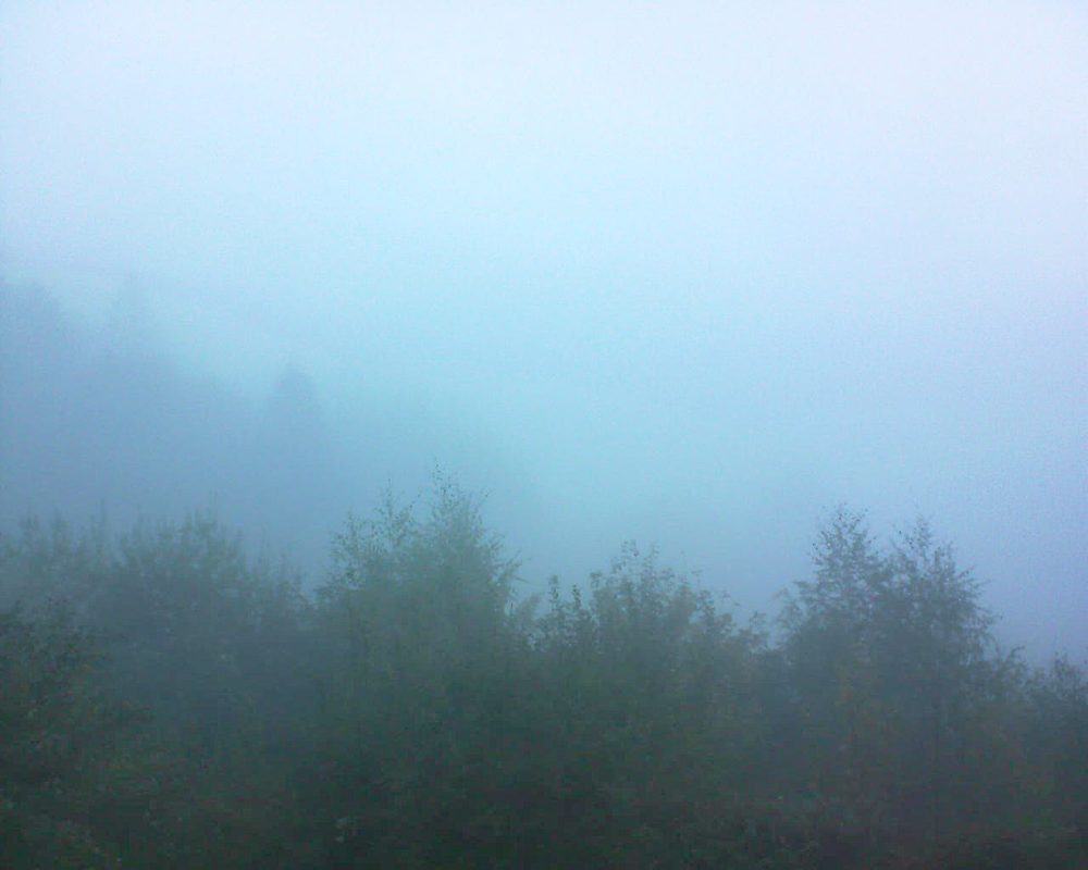 Le petit ballon vu depuis le Domaine Langmatt à Murbach le 10.10.2018 à 09:00 Le petit ballon (Alsace, Vosges) le 10.10.2018 à 09:00