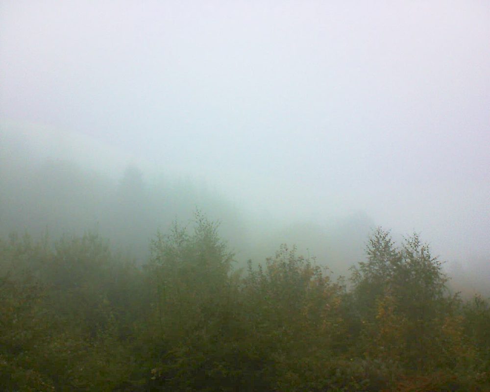 Le petit ballon vu depuis le Domaine Langmatt à Murbach le 10.10.2018 à 09:45 Le petit ballon (Alsace, Vosges) le 10.10.2018 à 09:45