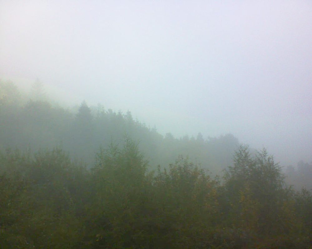 Le petit ballon vu depuis le Domaine Langmatt à Murbach le 10.10.2018 à 10:00 Le petit ballon (Alsace, Vosges) le 10.10.2018 à 10:00