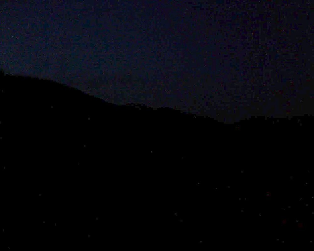 Le petit ballon vu depuis le Domaine Langmatt à Murbach le 16.10.2018 à 19:15 Le petit ballon (Alsace, Vosges) le 16.10.2018 à 19:15