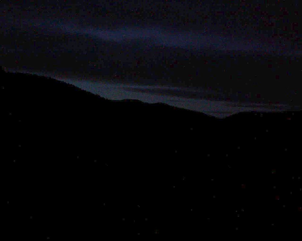 Le petit ballon vu depuis le Domaine Langmatt à Murbach le 24.10.2018 à 19:00 Le petit ballon (Alsace, Vosges) le 24.10.2018 à 19:00