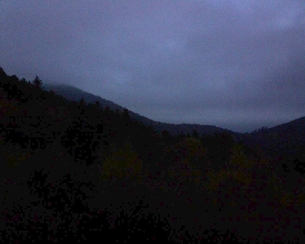 Le petit ballon vu depuis le Domaine Langmatt à Murbach le 26.10.2018 à 07:45 Le petit ballon (Alsace, Vosges) le 26.10.2018 à 07:45