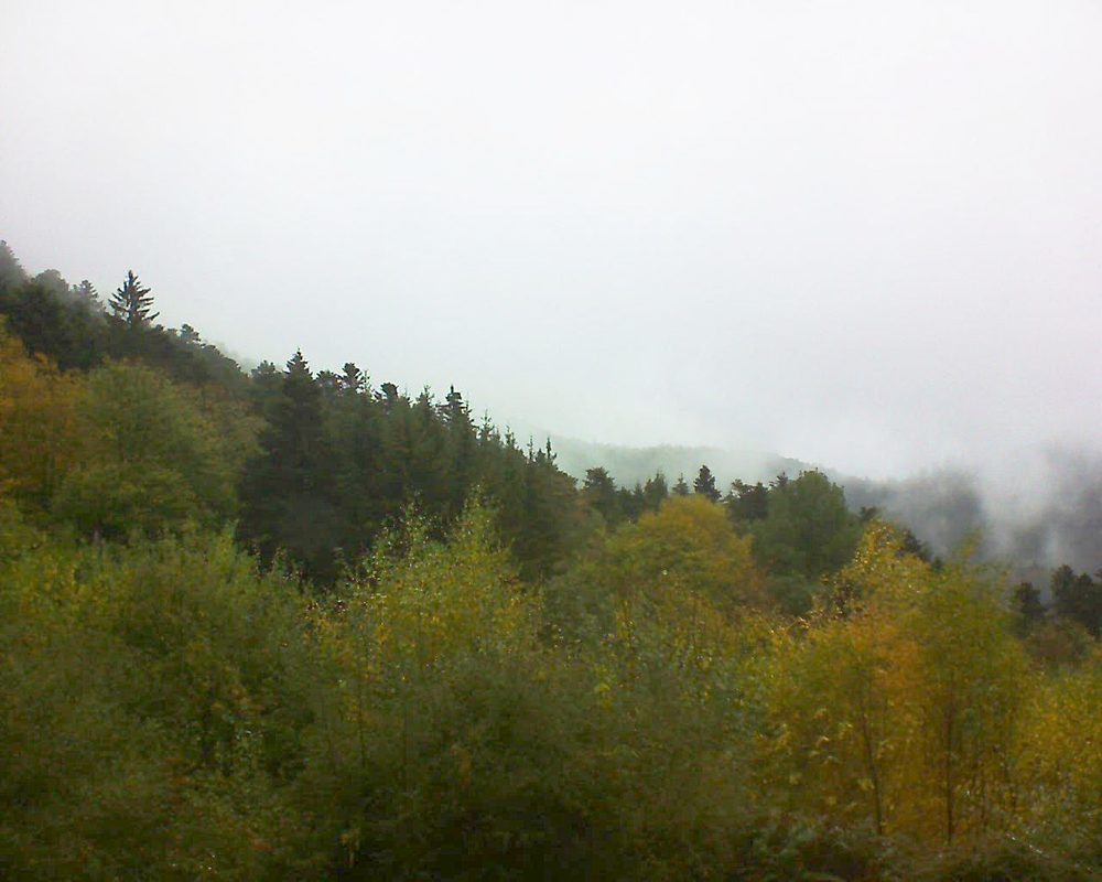 Le petit ballon vu depuis le Domaine Langmatt à Murbach le 28.10.2018 à 13:45 Le petit ballon (Alsace, Vosges) le 28.10.2018 à 13:45